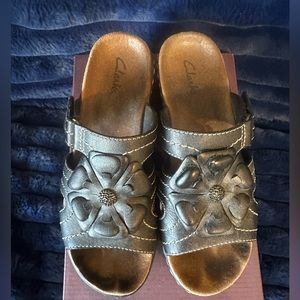 Very gently used Clark’s sandals